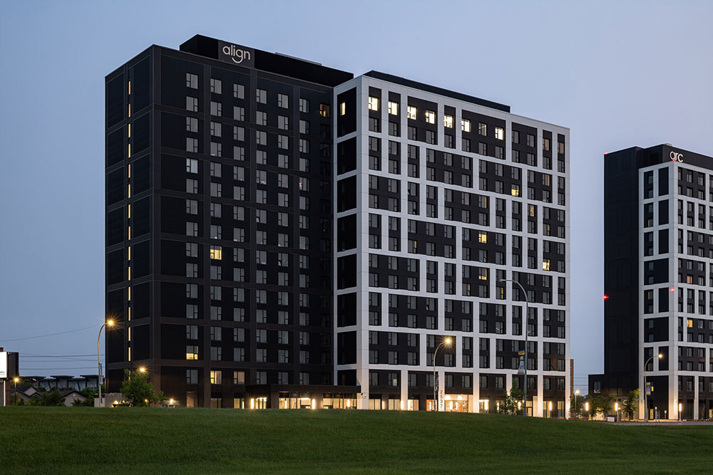 Exterior of Align Student Residences