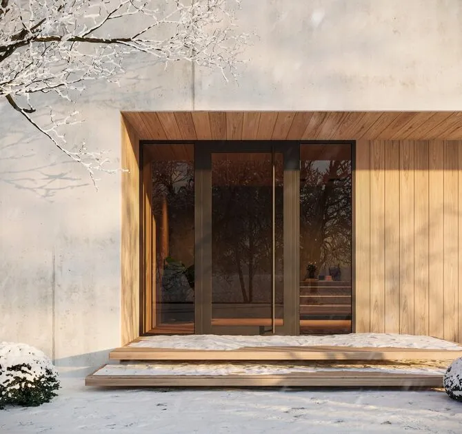 MasterLine 10 entrance doors to modern house